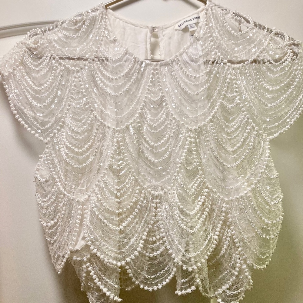 Catherine Deane Monique beaded bridal top